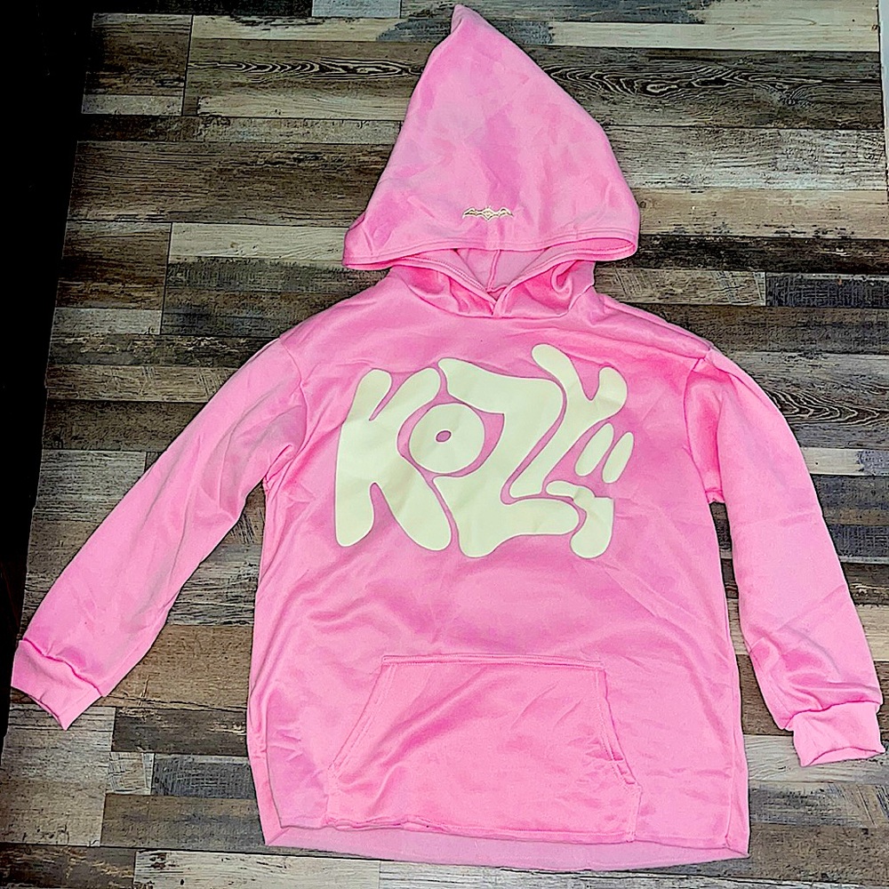 Kozy Pink Stretched Hoodie